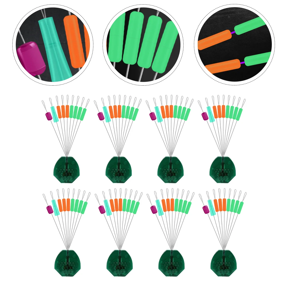 

Bean Wrap Silicone Float Plug Practical Line Stopper Fishing Stops Useful Cord Accessory Colorful Stoppers