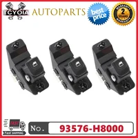 1/3 piezas Botón de interruptor elevavidrios eléctrico individual del lado del pasajero 93576-H8000 93576H8000 para Kia Rio 2018-2020