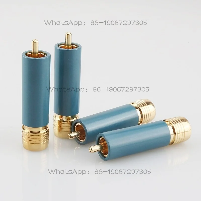 Height Air Plated Lotus Plug Self Locking Full Solder RCA