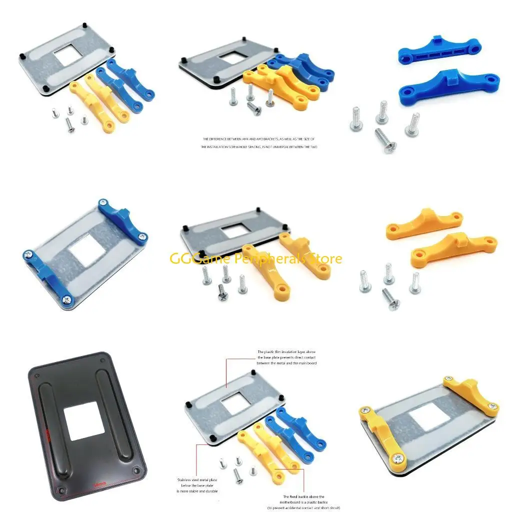 

U55B AM5 Motherboard Heatsink Bracket for Gaming PCs Heavy Workloads AM5 CPU Heatsink Bracket Keep Desktop Running Smoothly