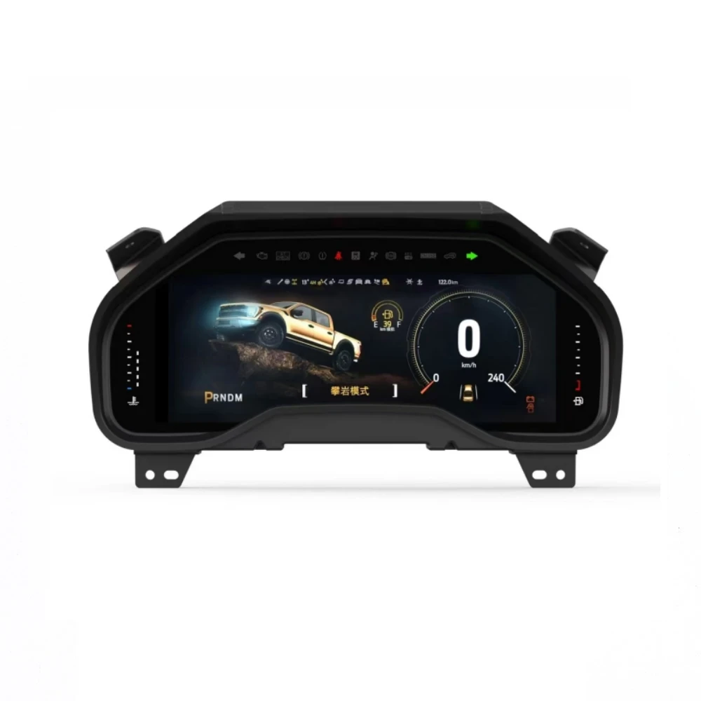 LCD Dashboard For Ford Raptor F150 2015-2020 Digital Cluster Speedometer Multimedia Android Screen Stereo Head Unit