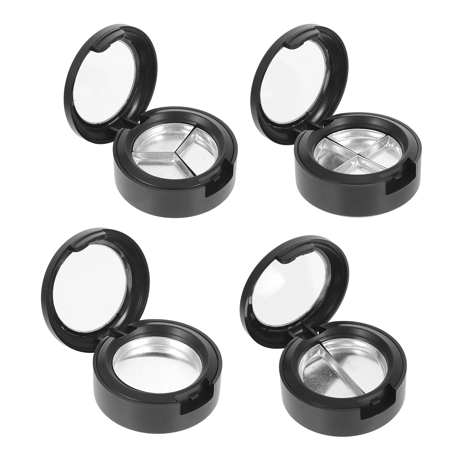 4 Pcs Eye Shadow Box Empty Containers Durable Wear Resistant Compact Lightweight Makeup Cases Skin Care Holder Cosmetics Storage