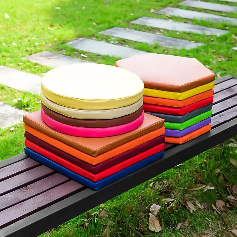 38cm rundes Kissen Schwamm Pad Esszimmers tuhl Kissen Outdoor Garten Sitzkissen Outdoor Stuhl verdicken Stuhl polster Hocker rutsch fest