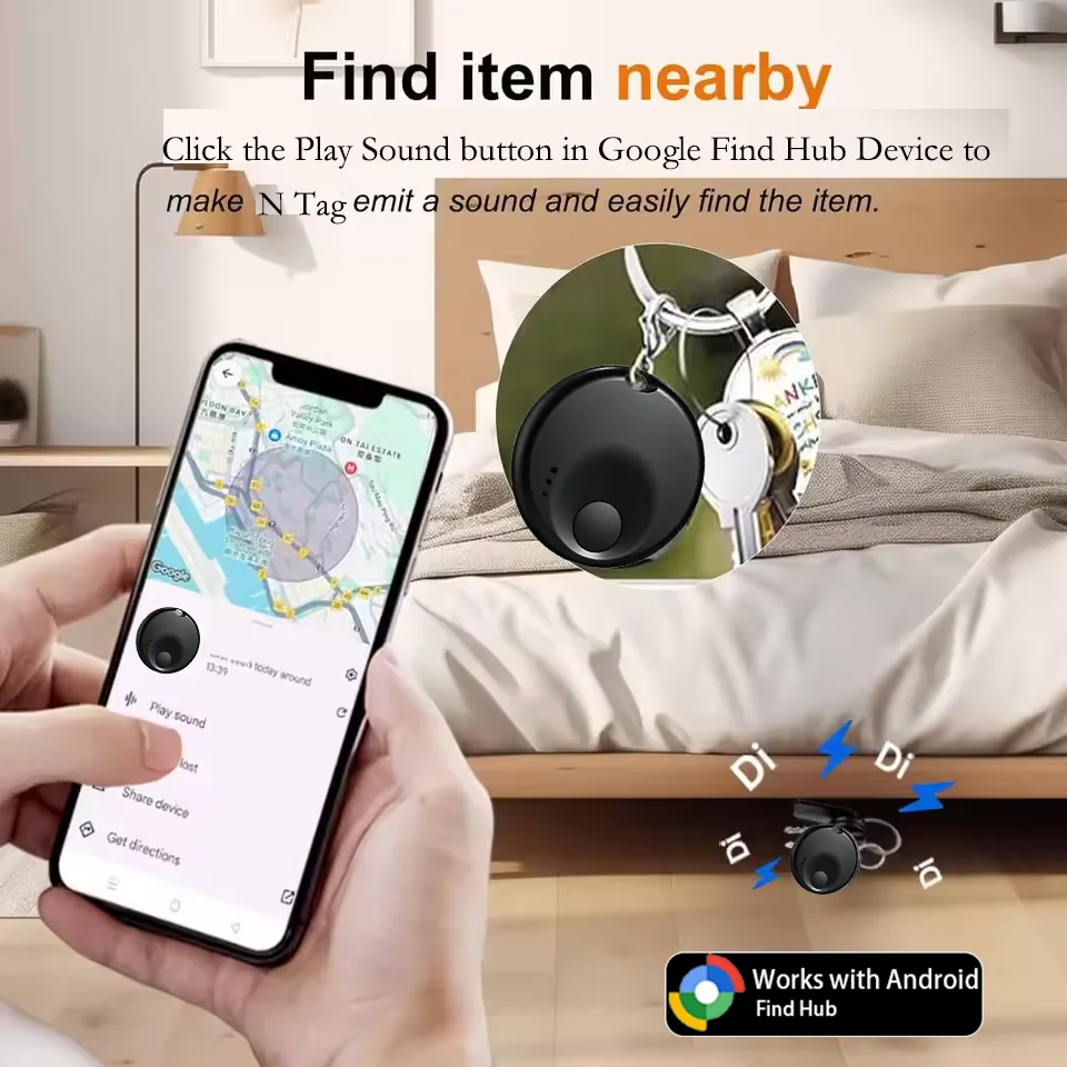 Google Airtag Android Tracker Smart Activity Trackers Wearable Devices For Xiaomi Tag Mili Locator Finder Key Wallet Car