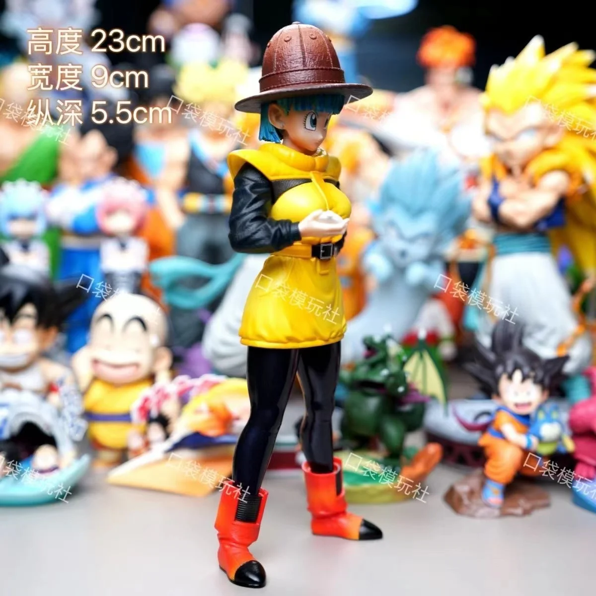 Anime Dragon Ball Z Bulma Figure Bulma Action Figure 23cm Pvc Statue Collectible Model Toys Gifts