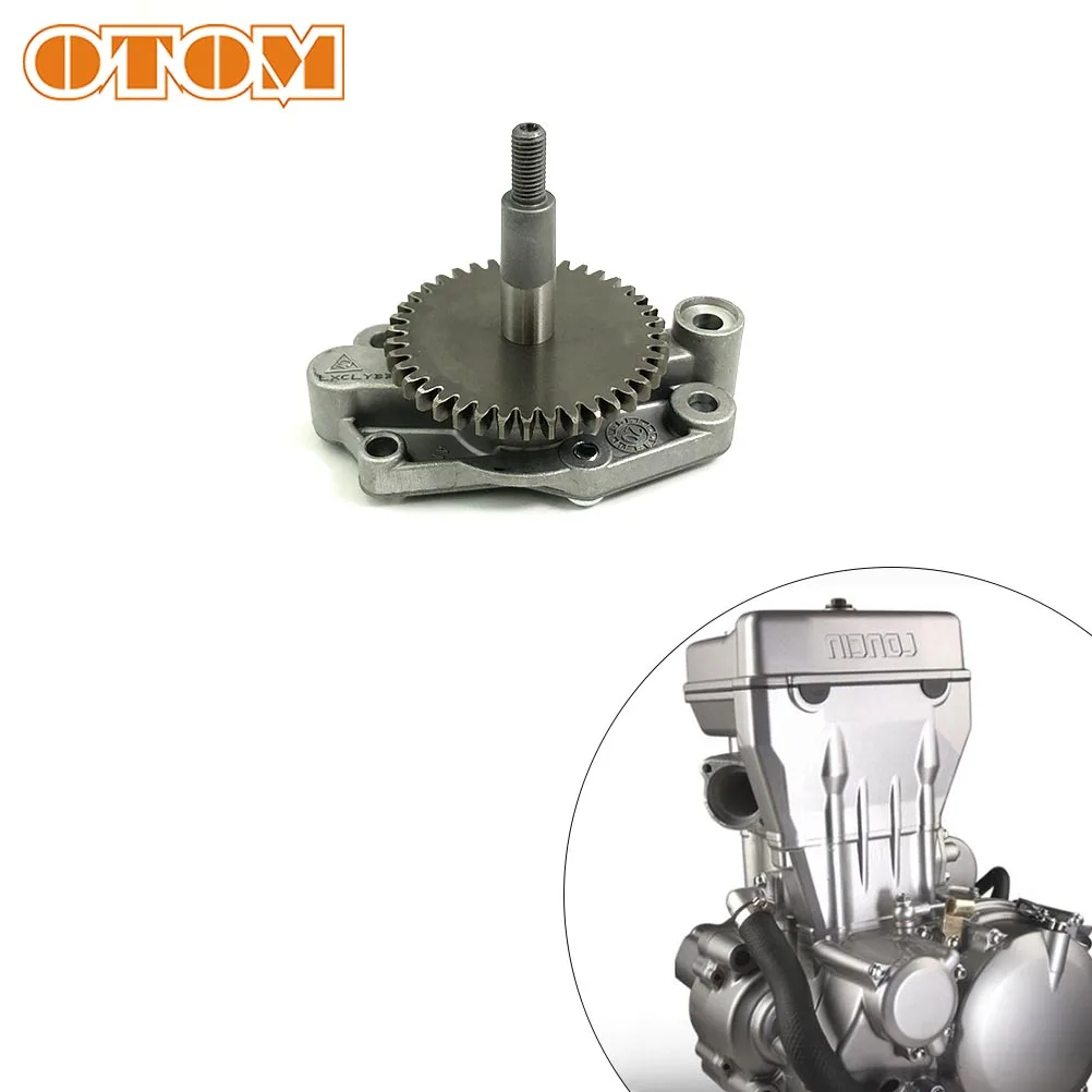 

OTOM Motorcycle Oil Pump Assembly Engine Fuel Sprocket Crankshaft Gear Kit For LONCIN YF300 LX300 Retro 300AC VOGE300R Motocross