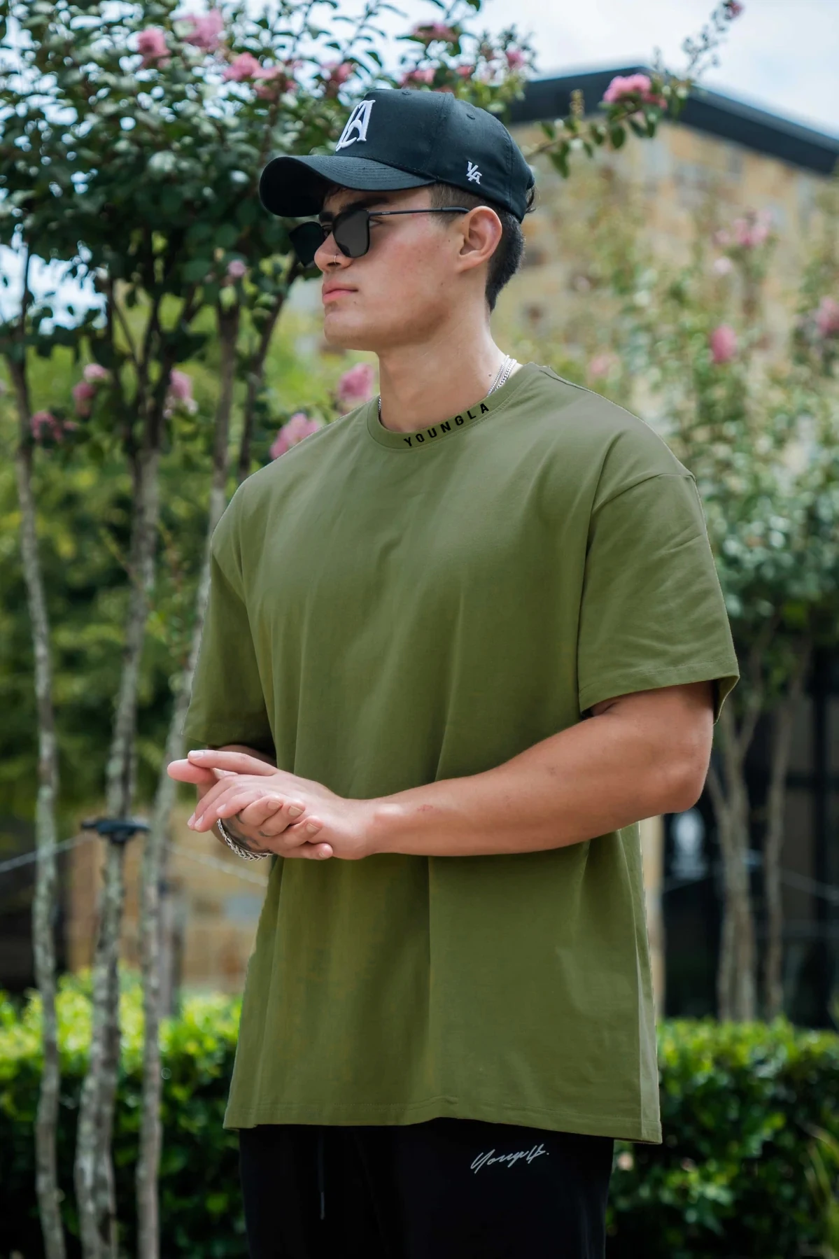 Men T-Shirts Summer New Sports Leisure Cotton Round Neck Oversized T-Shirt Fashion Men Clothing Gym Running Training Sportswear