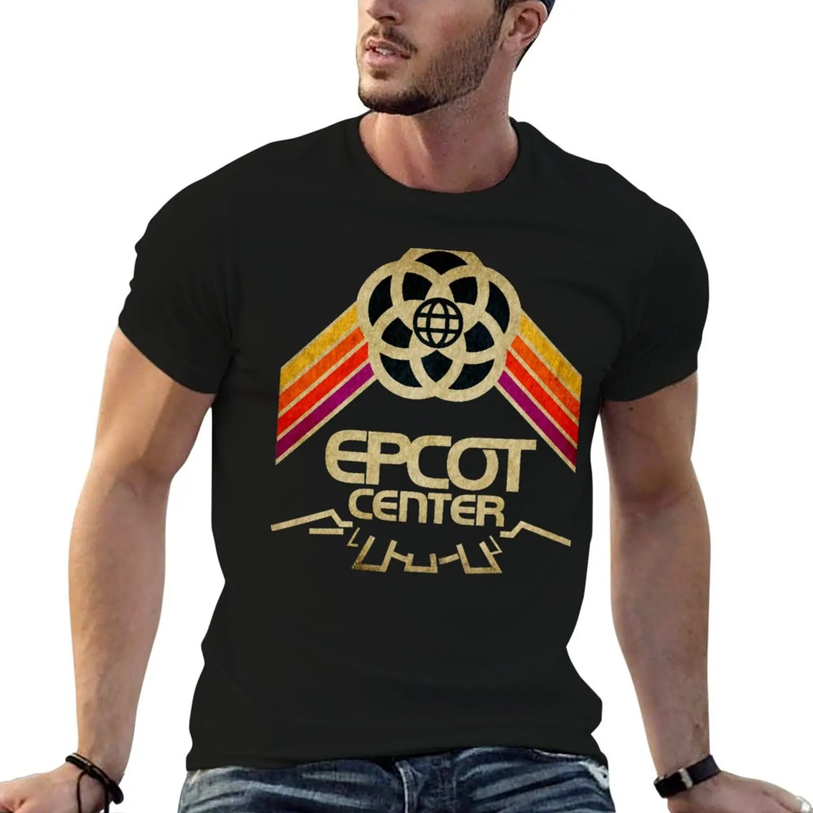 Epcot Center Distressed T-Shirt cheap stuff boys whites shirts men