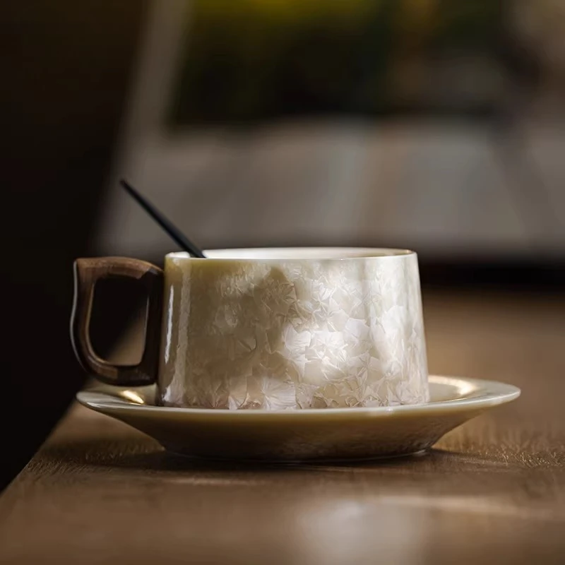 Kettle Coffee Cup Set Cup And Saucer Kitchen Children Coffee Cup Set Camping Portable Dosing Cup Stolik Kawowy Cafe Accessories