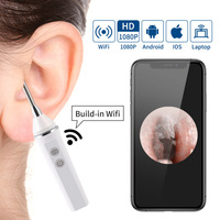 3.9mm 3MP 1080P Wireless WIFI Earpick Endoscope CMOS Borescope Earwax Remover HD Earscope Cleaner For Ear Nose Skin Check Camera