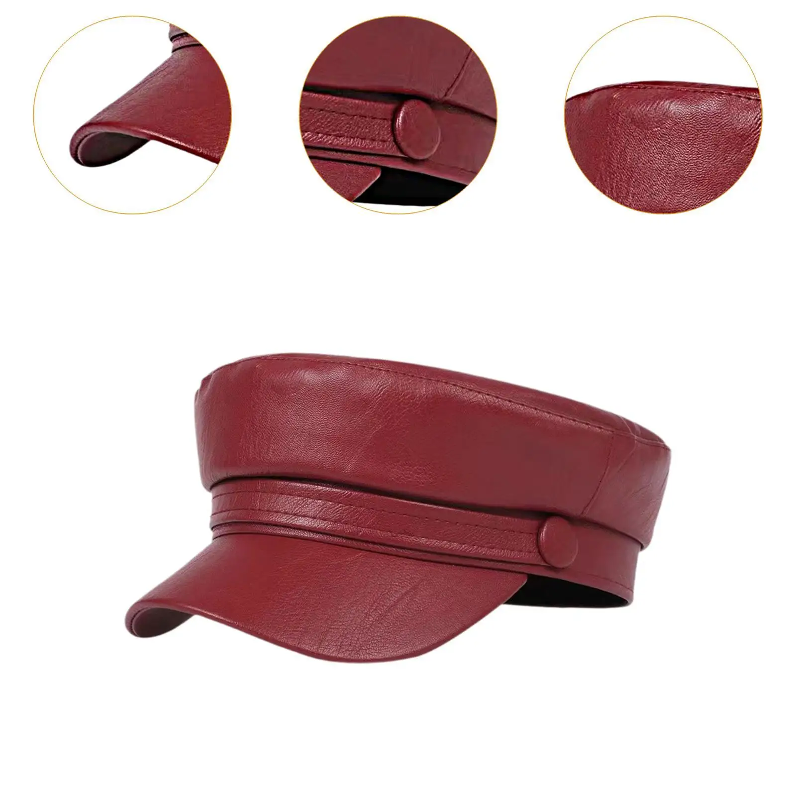 قبعة موزع الصحف كمان قبعة يخت كابتن بحار قبعة السفر المرأة قبعة البيريه