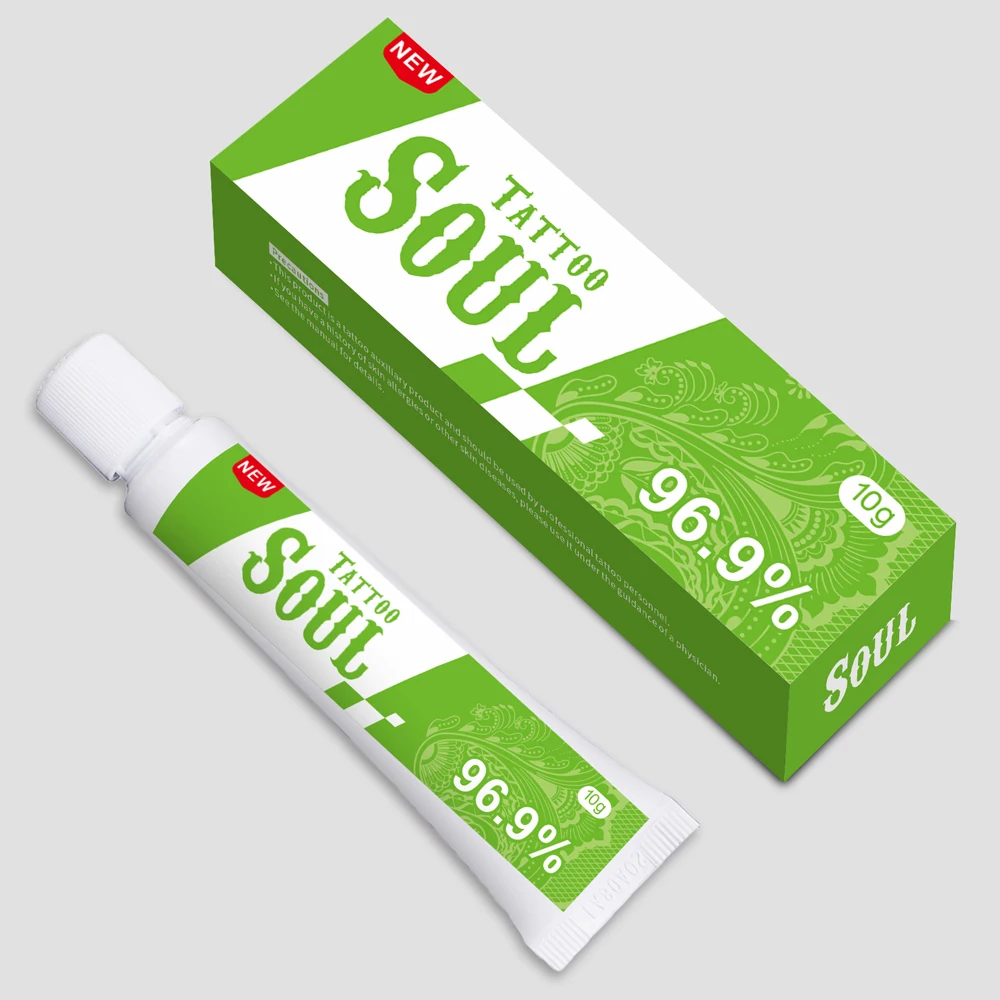 Soul  96.6% Tattoo Cream Before Permanent makeup Body Eyebrow Eyeliner Lips 10g