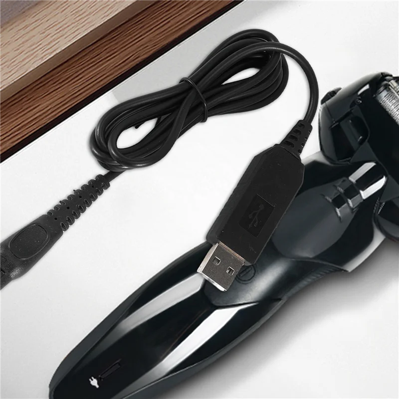 Carregador para barbeador, cabo de carregamento de carregador USB 15V cabo de alimentação para QP6520 QP6510