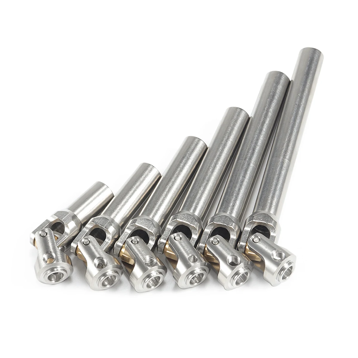 RC Car Drive Shaft 5mm Universal Joint Driveshaft for 1/10 RC Rigs Crawler SCX10 Pro TRX4 High Trail TF2 VS4-10 CC02 RC Upgrade