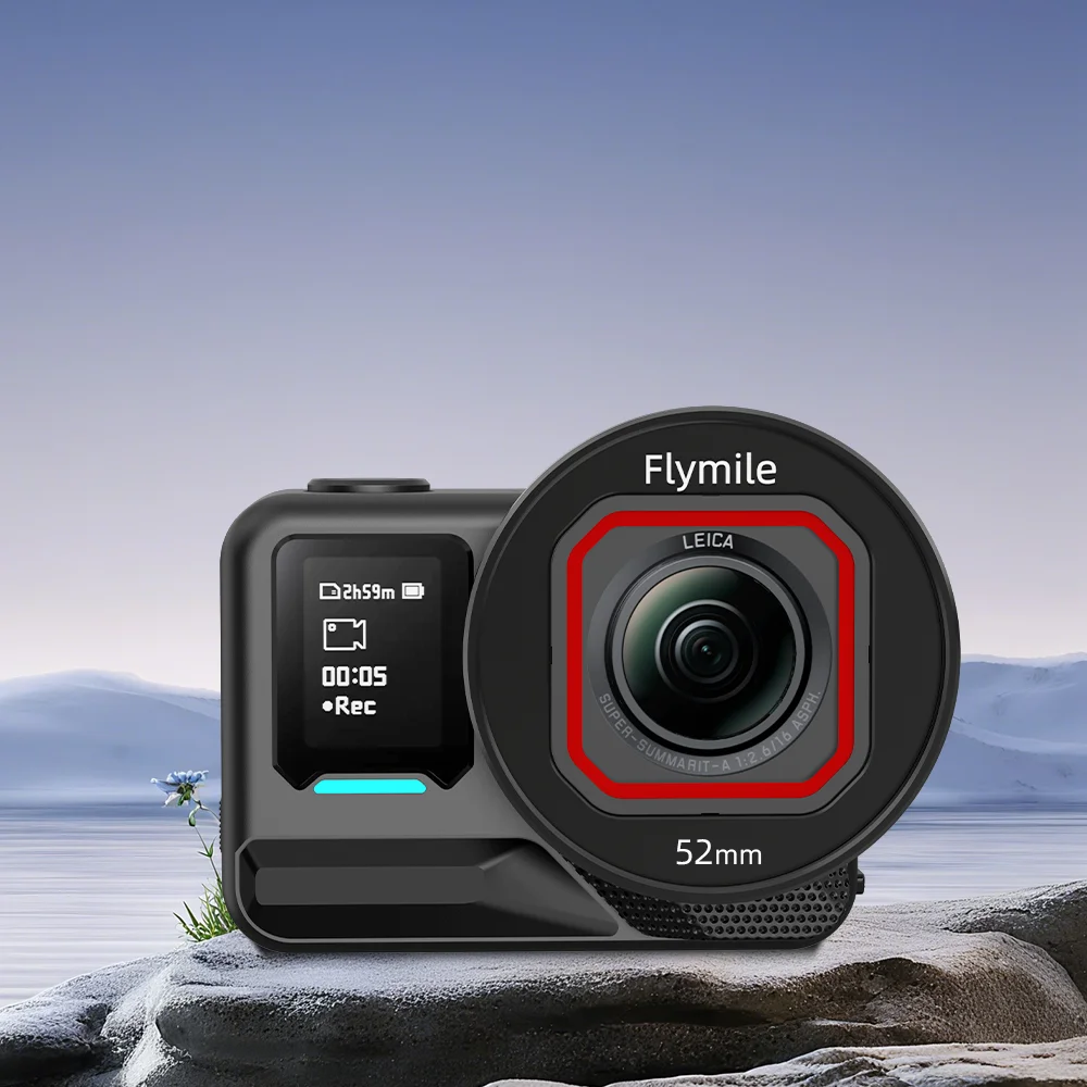 

For Insta360 Ace Pro 2 Filter Holder Bracket Metal Filter Holder Protective Frame for 49mm Filters for Insta360 Ace Pro/Pro 2