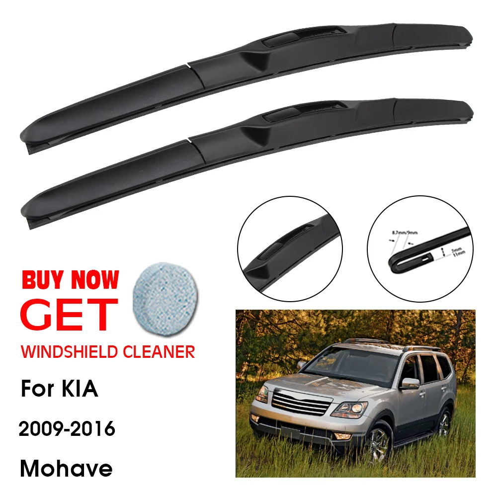 

Car Wiper Blade For KIA Mohave 24"+20" 2009-2016 Front Window Washer Windscreen Windshield Wipers Blades Accessories