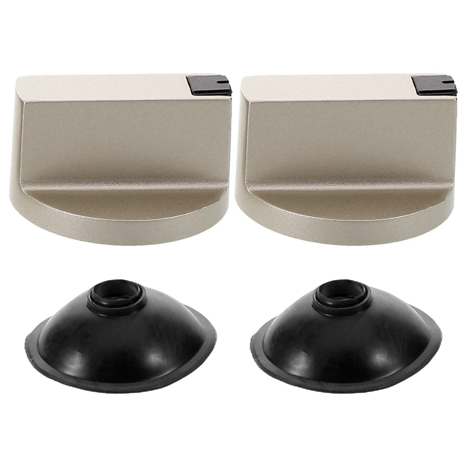 

2 pcs Gas Stove Knob Switch Cooktop Electric Control Replacements Zinc Alloy Burner Knobs Universal Precision Adjustable Durable