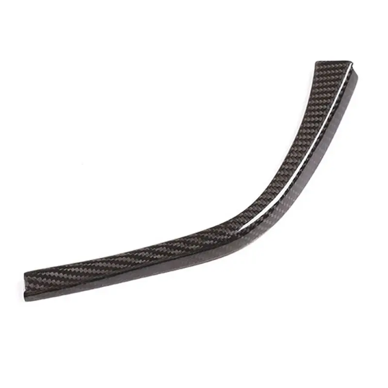 ABHX-Real Carbon Fiber Car Gear Shift Side L Shape Strips Panel Trim Interior For BMW F80 F82 F83 M3 M4 2014-2018