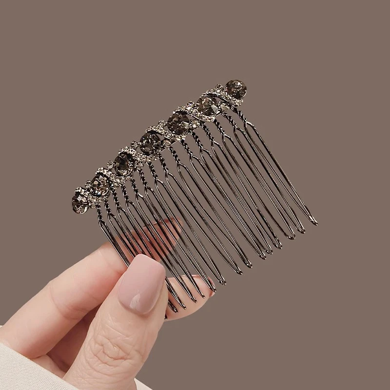 

Простые расчески для волос Ele, женские заколки для волос с бриллиантами, аксессуары для волос без следов, корейский Sle Fre out