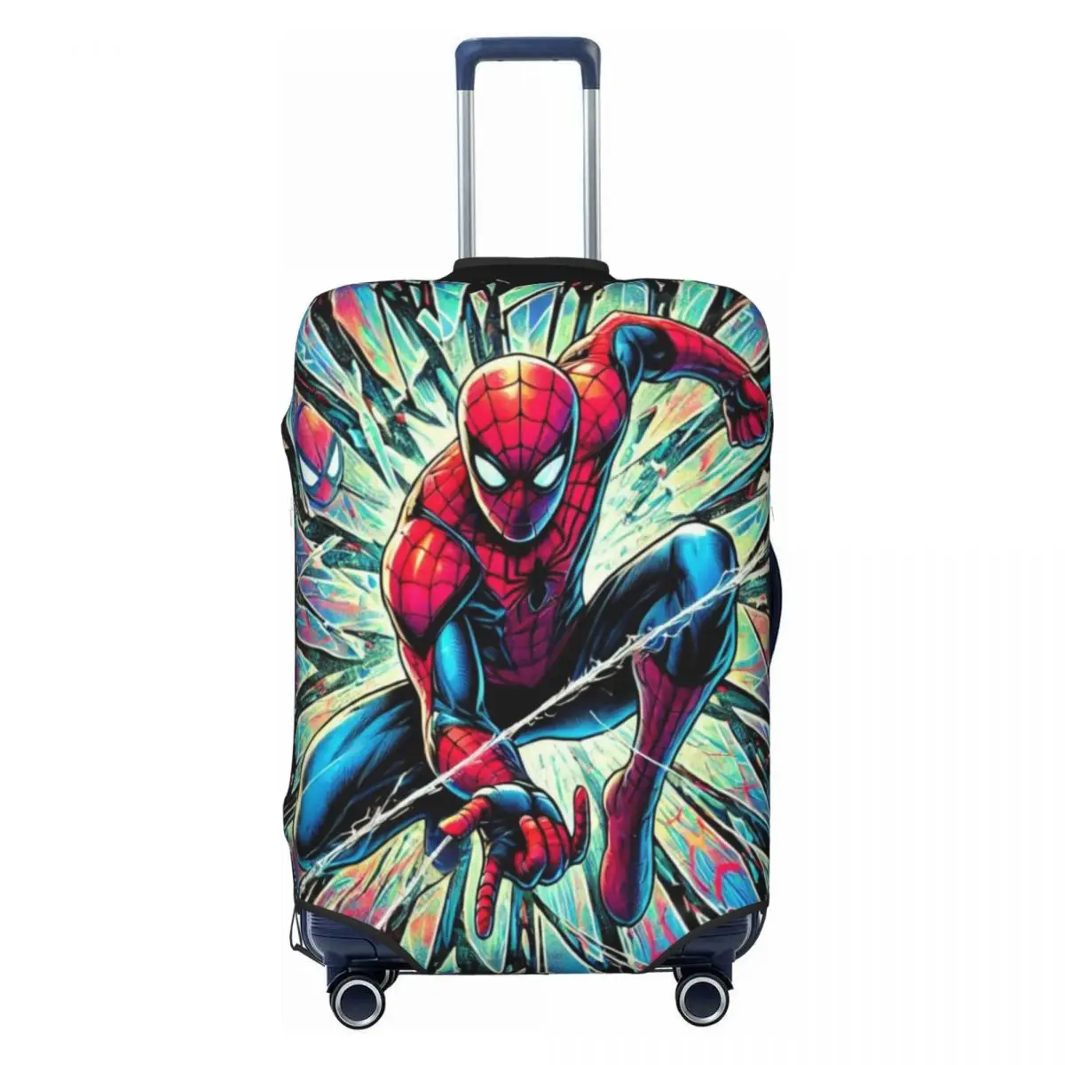 

Custom Spider Man Cartoon Superhero Suitcase Cover Elastic Travel Luggage Covers for 18-32 inch