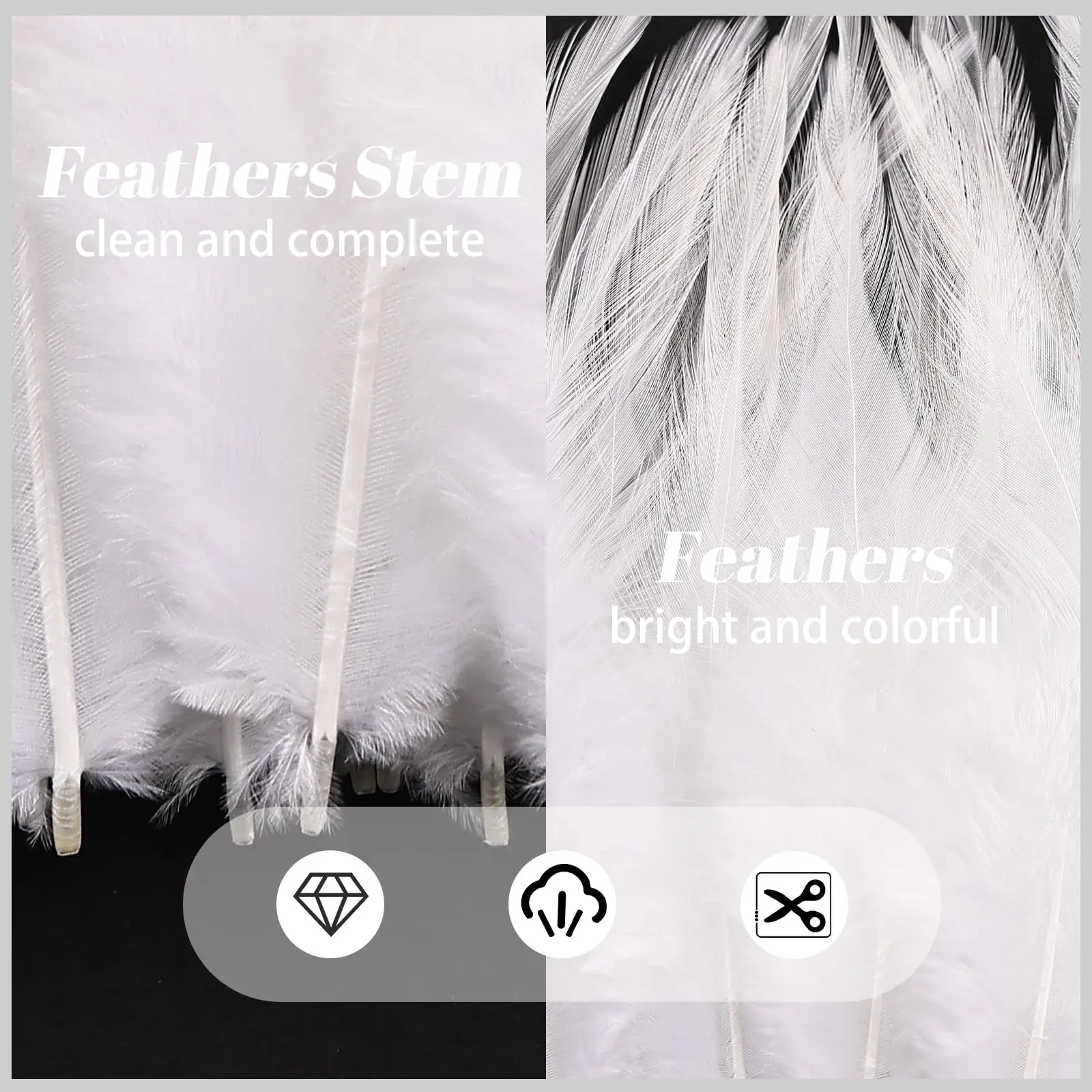 Kolorowe pióra kurze 10-20 cm naturalne, spiczaste pióra do rękodzieła DIY, łapaczy snów, dekoracji, zabawek dla kotów