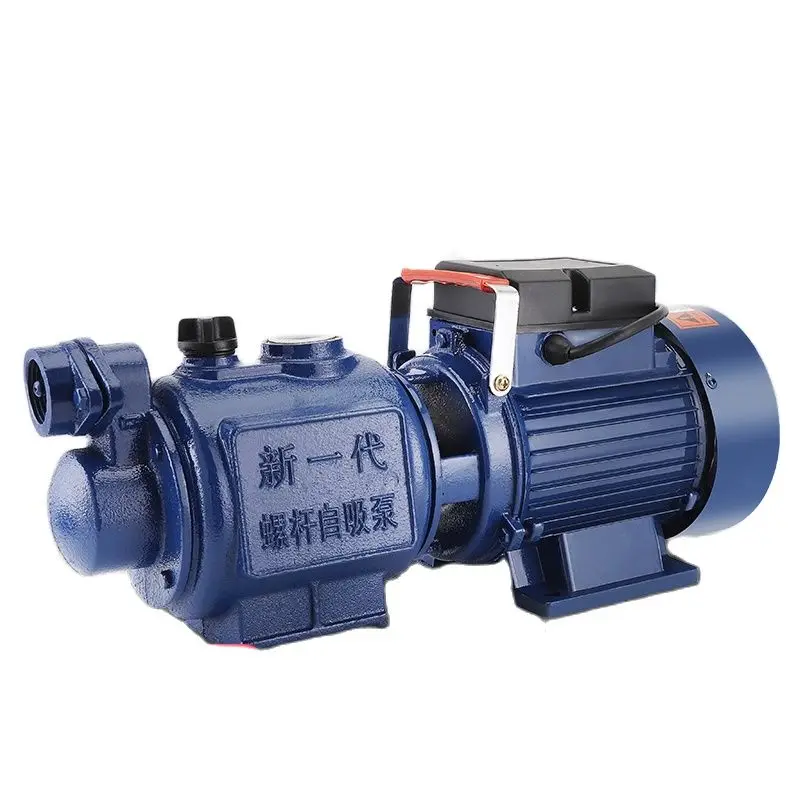 

220V 1.1KW 1.5KW Household Single Phase Screw Self-priming Pump High-lift Semi-automatic Booster Pump Large Flow High-pressure