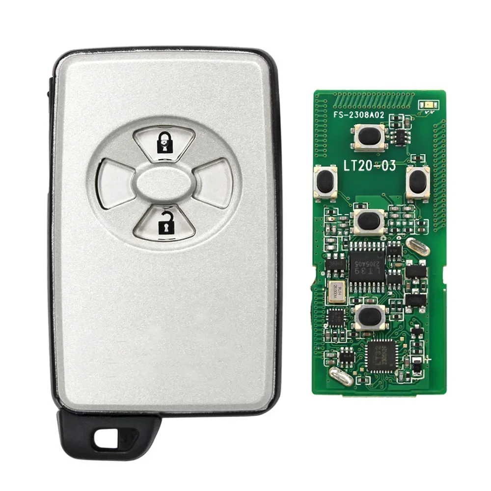 Ecusells Smart Keyless Go Remote Key Fob FSK 312MHz ID71 Chip for Toyota Alphard Estima Vellfire Board 271451-0500