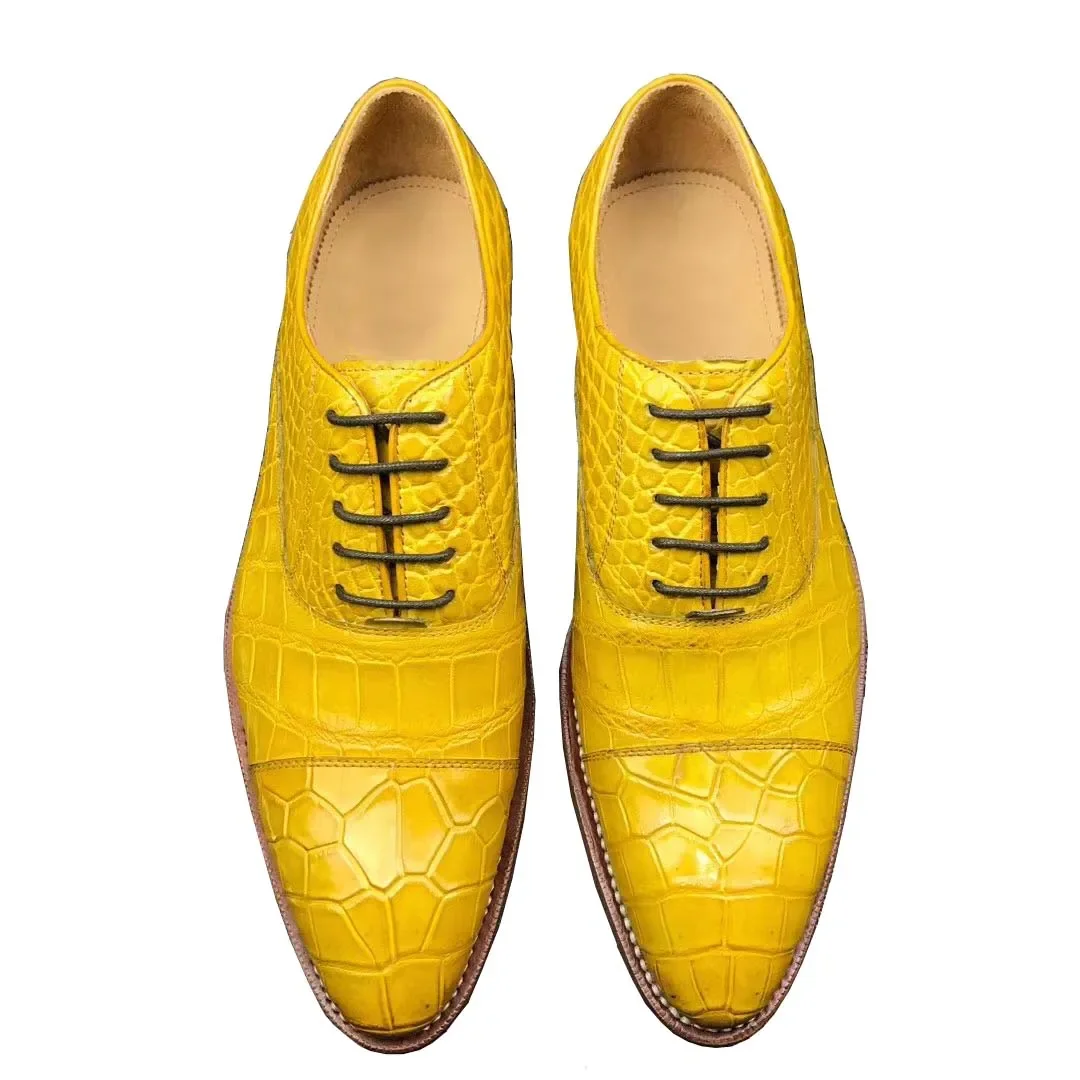 

Yingshang Новое поступление, мужское платье, мужская официальная обувь, мужская обувь из крокодиловой кожи, мужская мода, свадебный бизнес