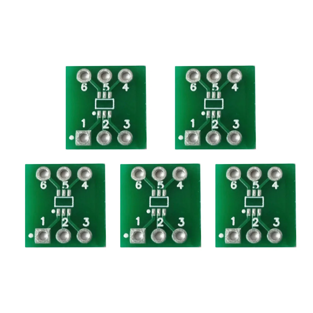 SC-70 SOT23-6 SOT23-5 어댑터 보드 컨버터 플레이트 핀보드 패치, SMD-DIP 0.5mm 0.65mm 간격 전송 보드