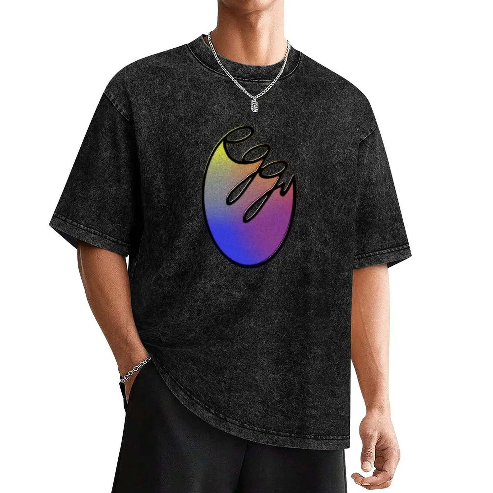

Eggy - Rainbow Grain T-Shirt designer shirts Aesthetic clothing aesthetic clothes tee shirts for men