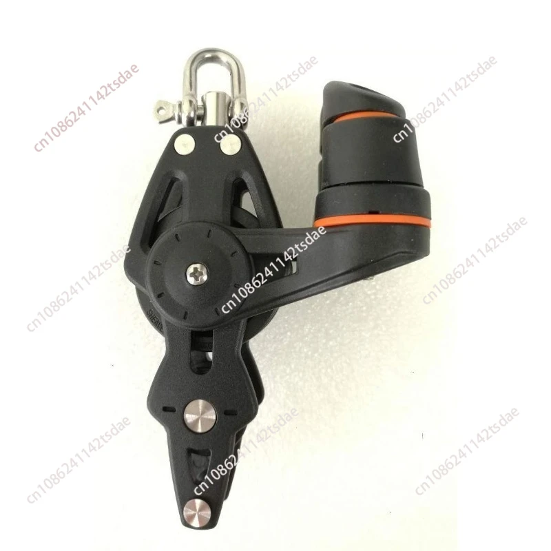 35mm wheel diameter 8mm wire diameter single wheel/extended/ring buckle/clip rope + marine bearing pulley