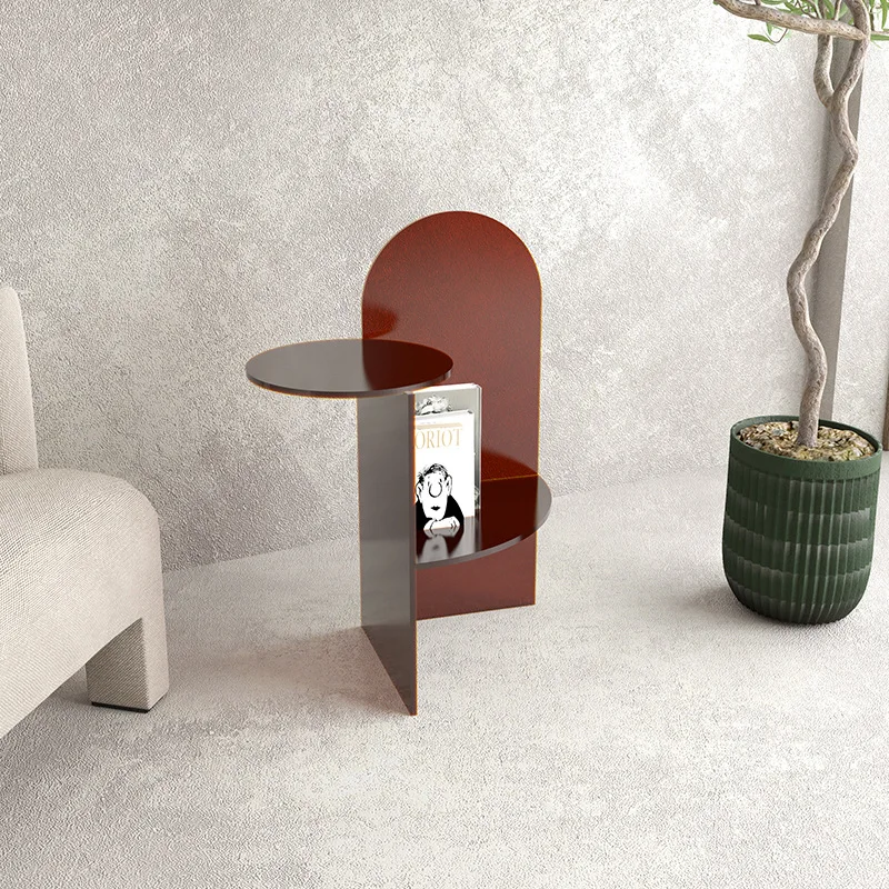 حافة أكريليك عدد قليل من الزاوية الفنية الإبداعية، عدد قليل من طاولة السرير لغرفة النوم، طاولة صغيرة منزلية، طاولة قهوة بسيطة وحديثة