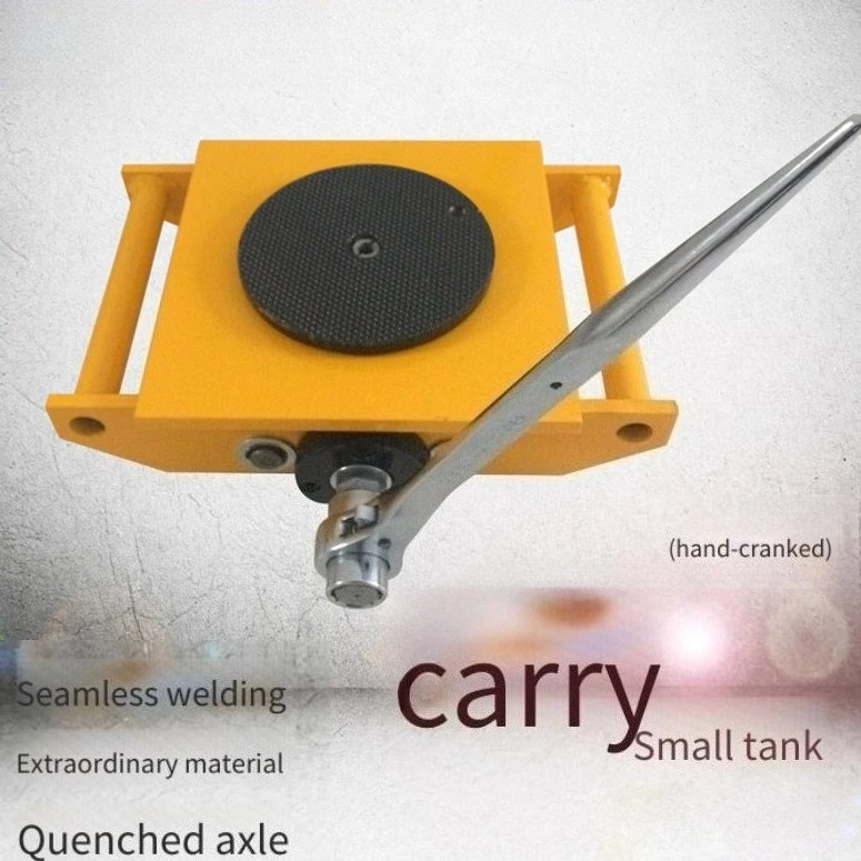 Hand Operated Moving Skate 18Ton Heavy Load Dolly Manual Trolley For Industrial Heavy Goods Relocation Multi-spec Design