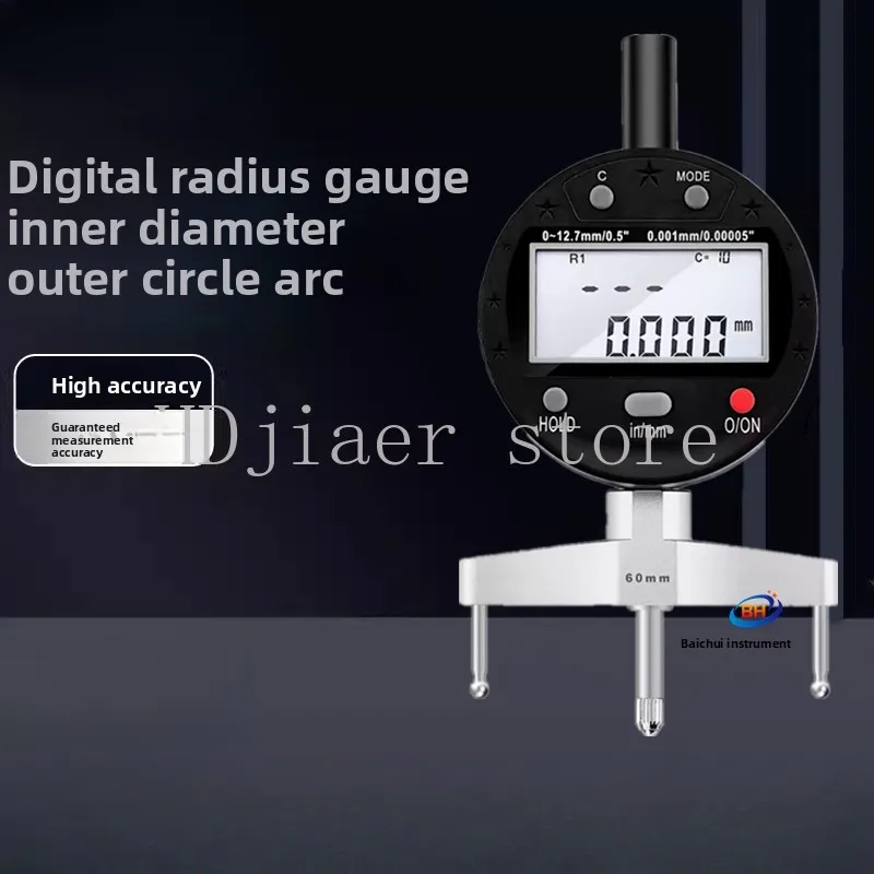 

High-precision electronic measuring instrument, the powerful radius measurement function of the digital display R gauge