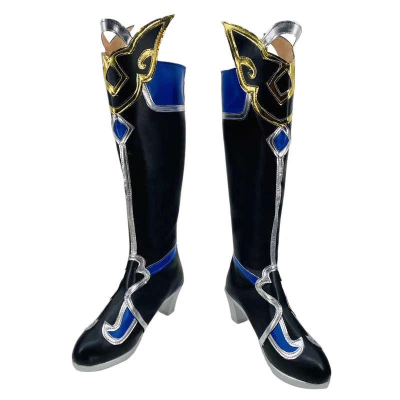 أحذية هونكاي ستار رايل جينغ ليو التأثيرية أحذية النساء والفتيات أزياء إكسسوار أنيمي لعب الأدوار دعائم حفلات الهالوين