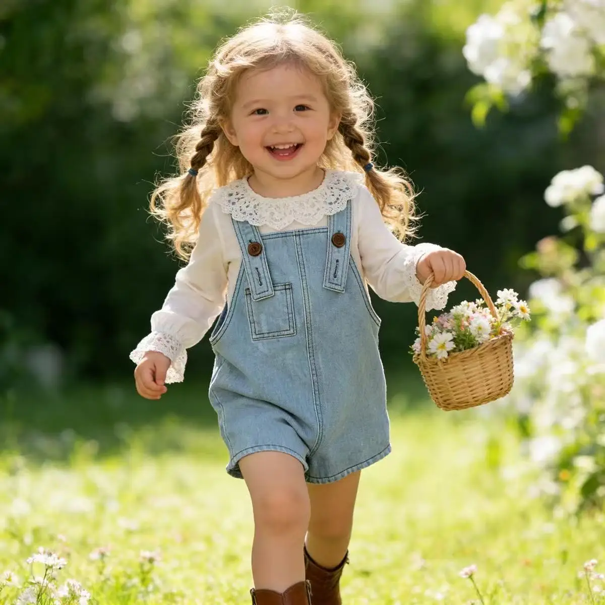 

Children's Baby Strap Shorts Summer New Style Boys' and Girls' Fashion Wave Point Shorts 80-130cm