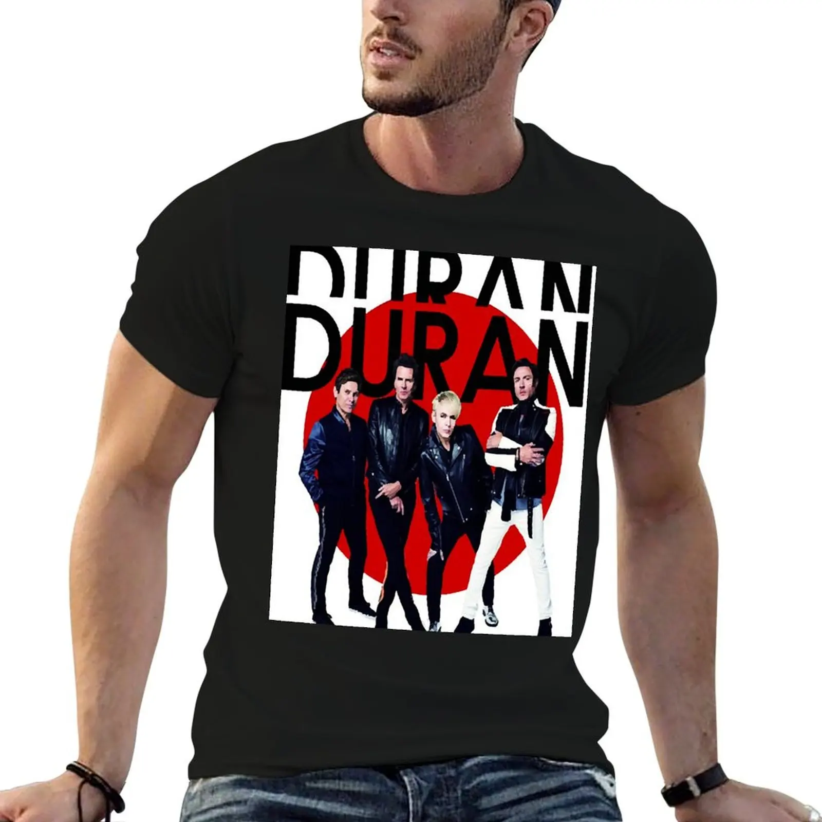 Camiseta DURAN BAND ROCK BAND, camiseta de hombre, camiseta de algodón, camiseta lisa para hombre, camiseta de algodón para hombre