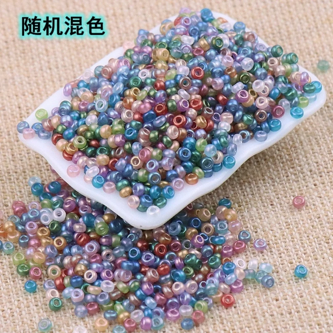 Nicht verblassende 1,5mm/2mm Perlenfarbe, farbige Imitation von Miyuki Glasreisperlen, handgefertigter DIY-Armbandschmuck, lose Perlen – Detail 6