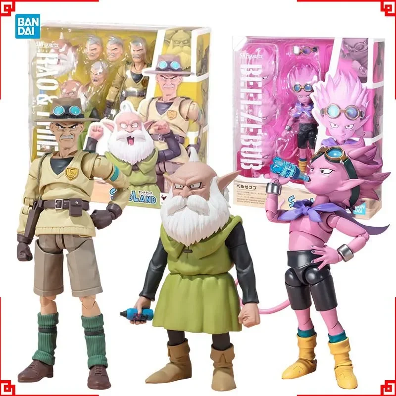 

Bandai Sand Land Anime Figure SHF Beelzebub Rao Thief Action Figure Collectibles Model High Poseability Toys For Boys Gift