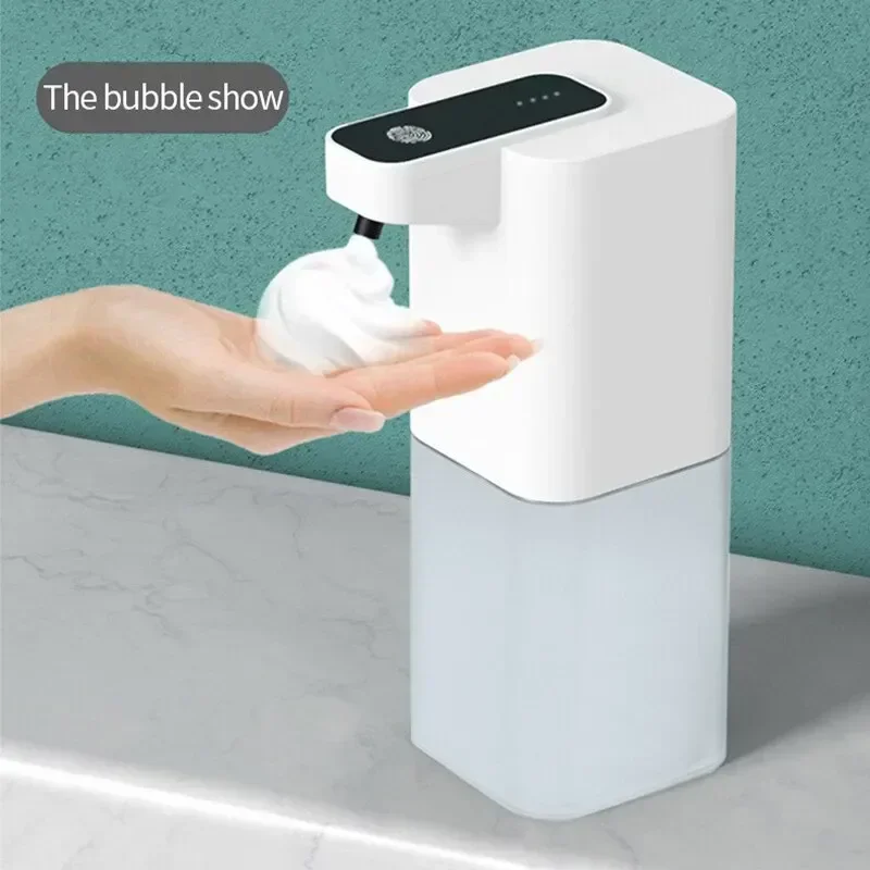 

Automatic Soap Dispenser USB Rechargeable Foaming Touchless Hand Free Portable Foam Liquid Soap Dispenser for Bathroom Kitchen