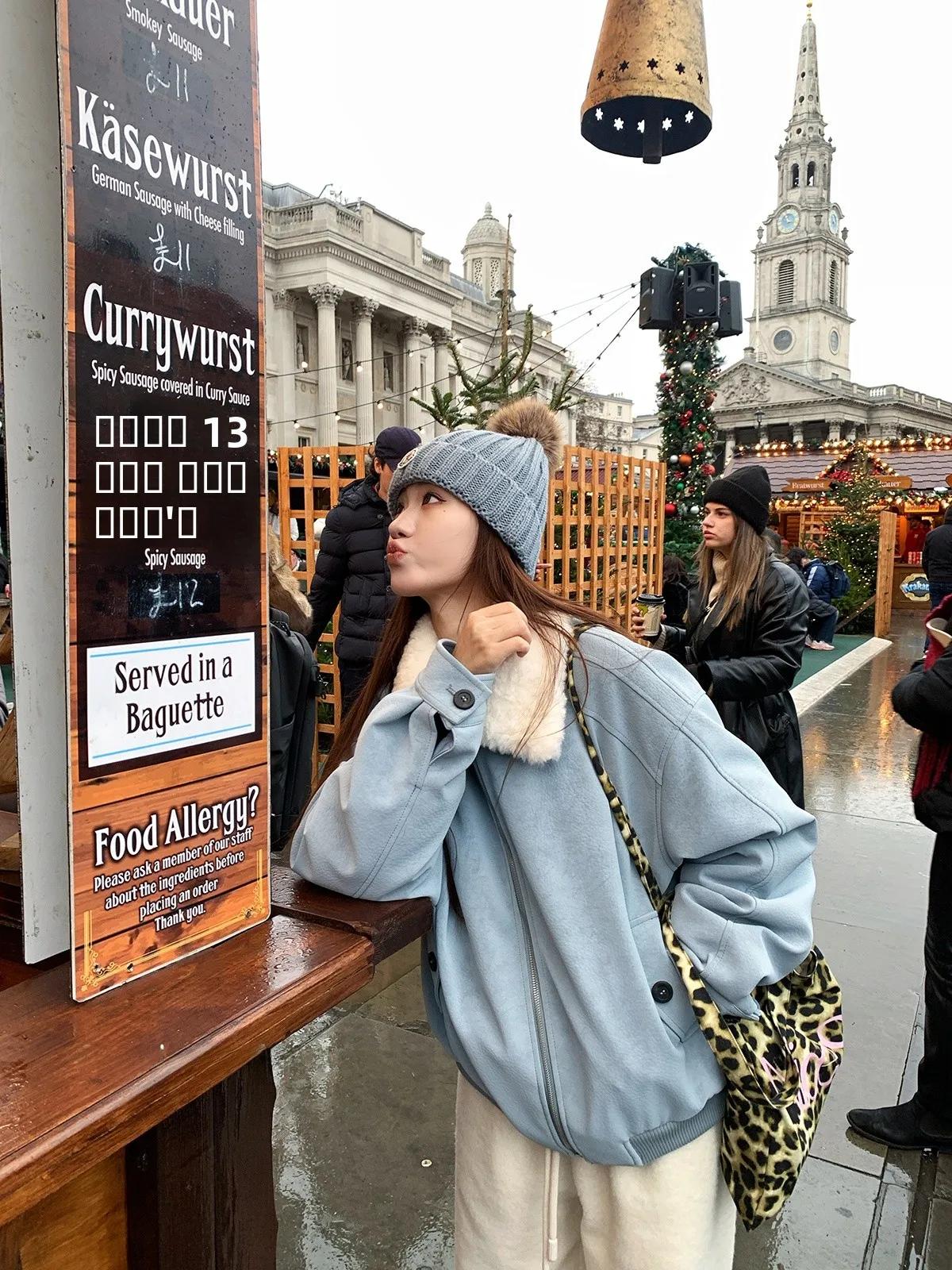 Chaqueta Informal Holgada de Algodón Retro para Mujer, Ropa de Abrigo de Invierno, Xianai, Sin Tinte, Azul Versátil, Capa Exterior