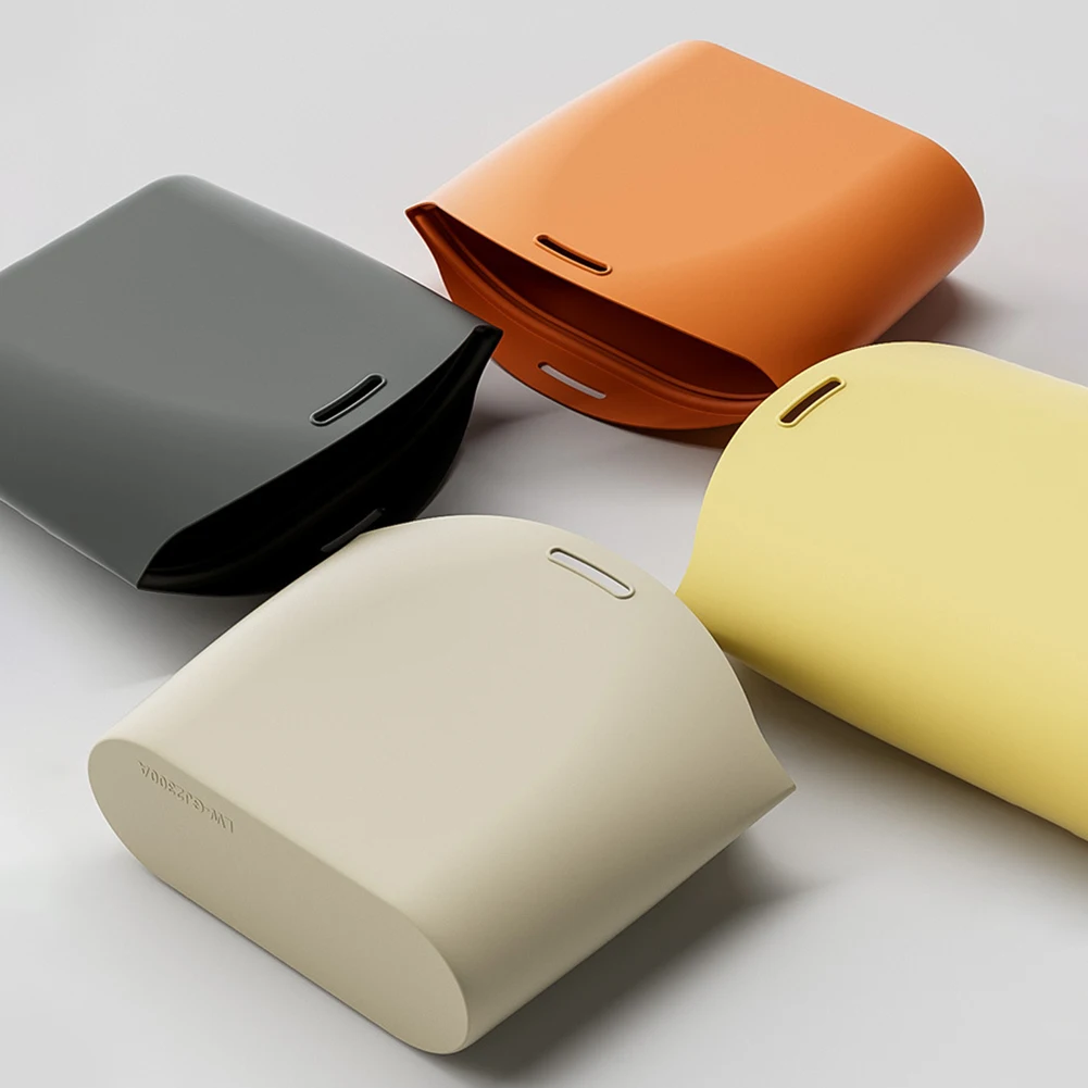 Silicone Car Trash Can Hanging Waste Bin for Vehicle Storage and Garbage Collection Space Saving Organizers Foldable Waste Bin