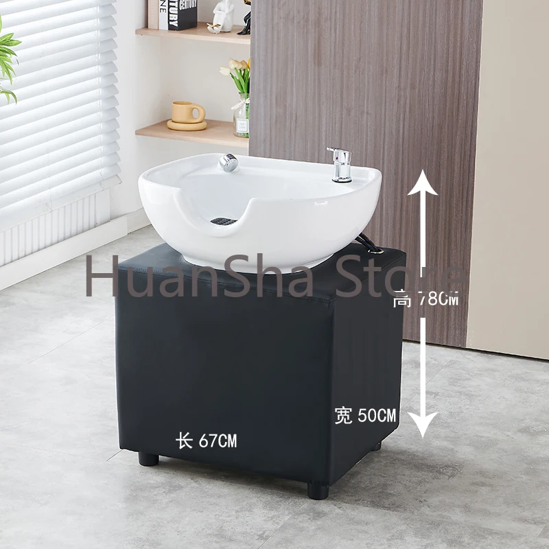 Hairdresser Beauty Salon Chair Portable Washing Treatment Shampoo Chair Barber Professional Cadeira Head Spa Equipment LJ50SC