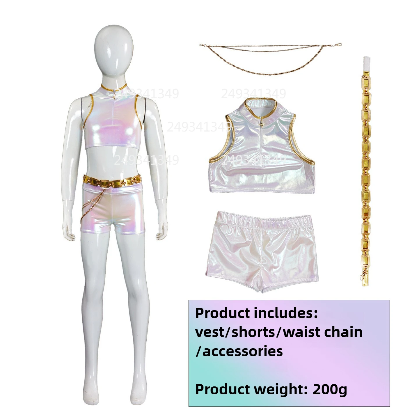 Girls Huntrix Rumi Cosplay Costume Hunters Character Clothes Girl Carnival Halloween Stage Performance Full Set Outfit with Wig