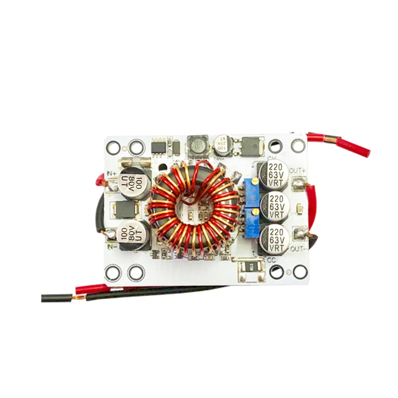 Placa de circuito pcb de alumínio DC-DC8A, tensão dupla face, módulo de alimentação ajustável, núcleo de metal, produto pcba fabricado