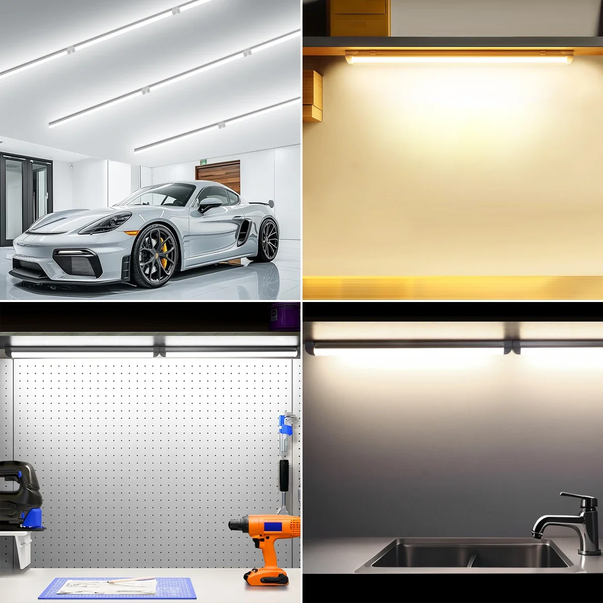 50 سنتيمتر 1.64FT T8 LED أنبوب ضوء 25 واط عالية التجويف 1-6 قطعة مجموعة سبائك الألومنيوم قذيفة AC220V 110 فولت لمتجر المستودعات سقف المرآب الرف #2