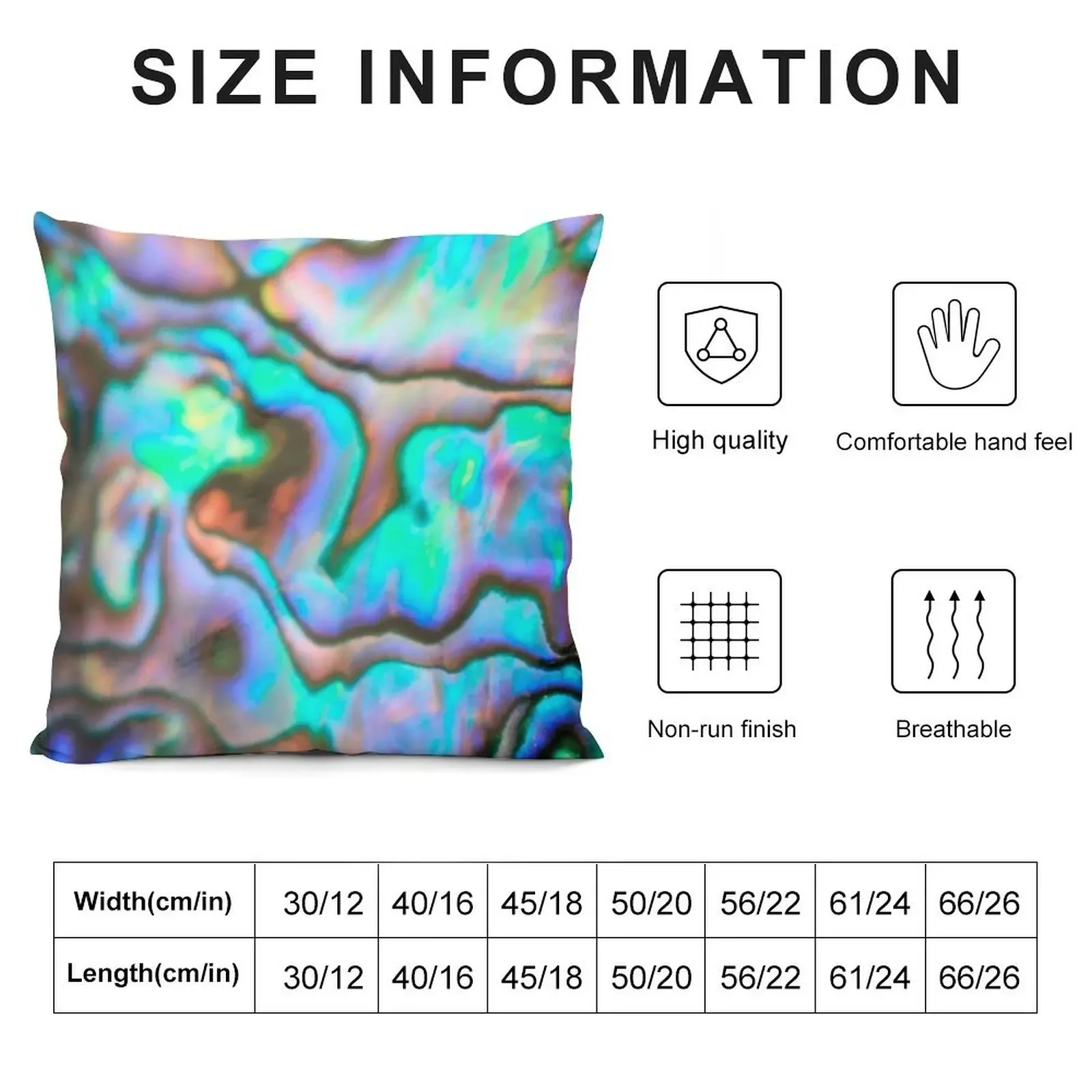 Abalone Colors Throw Pillow Luxury Sofa Cushions New year pillow