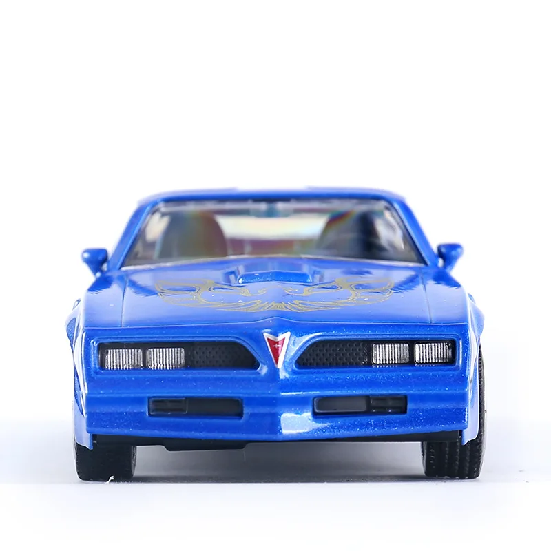 1/36 Pontiac Firebird Classical Toy Car Model For Children RMZ CiTY Diecast Alloy Miniature Pull Back Collection Gift for Boy