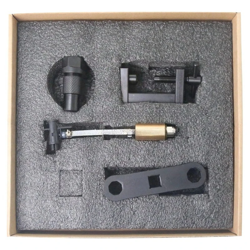 Electronic fuel injection nozzle maintenance and calibration combination tool