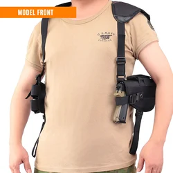 Concealed Carry Shoulder Holster Adjustable Underarm Armpit Pistol Holster Fits for Glock 17/18/19/22/43 G2C M9 PX4 P226